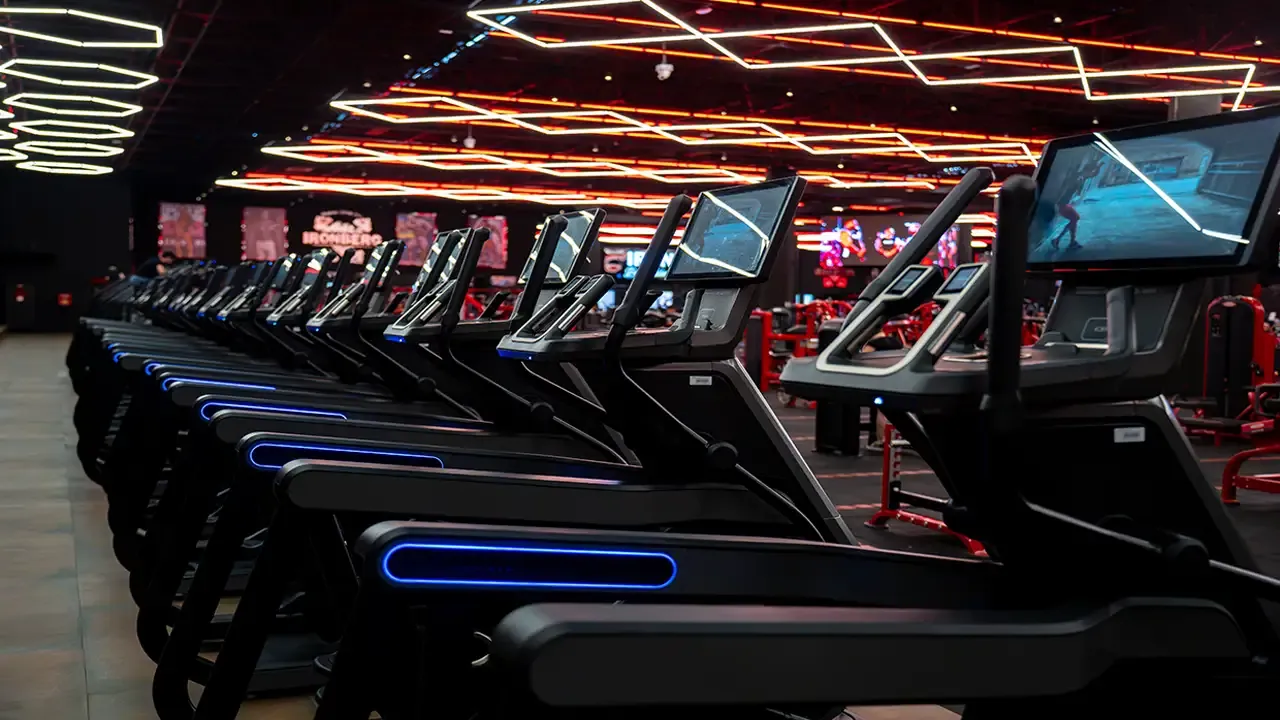 Área de cardio da Ironberg Fortaleza