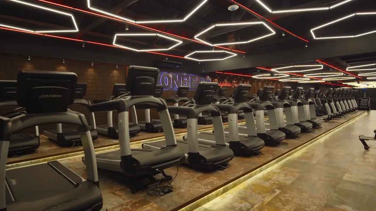 Área de cardio da Ironberg Santos