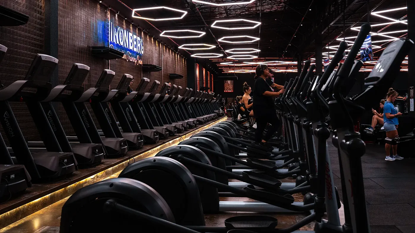 Área de cardio da Ironberg São Caetano