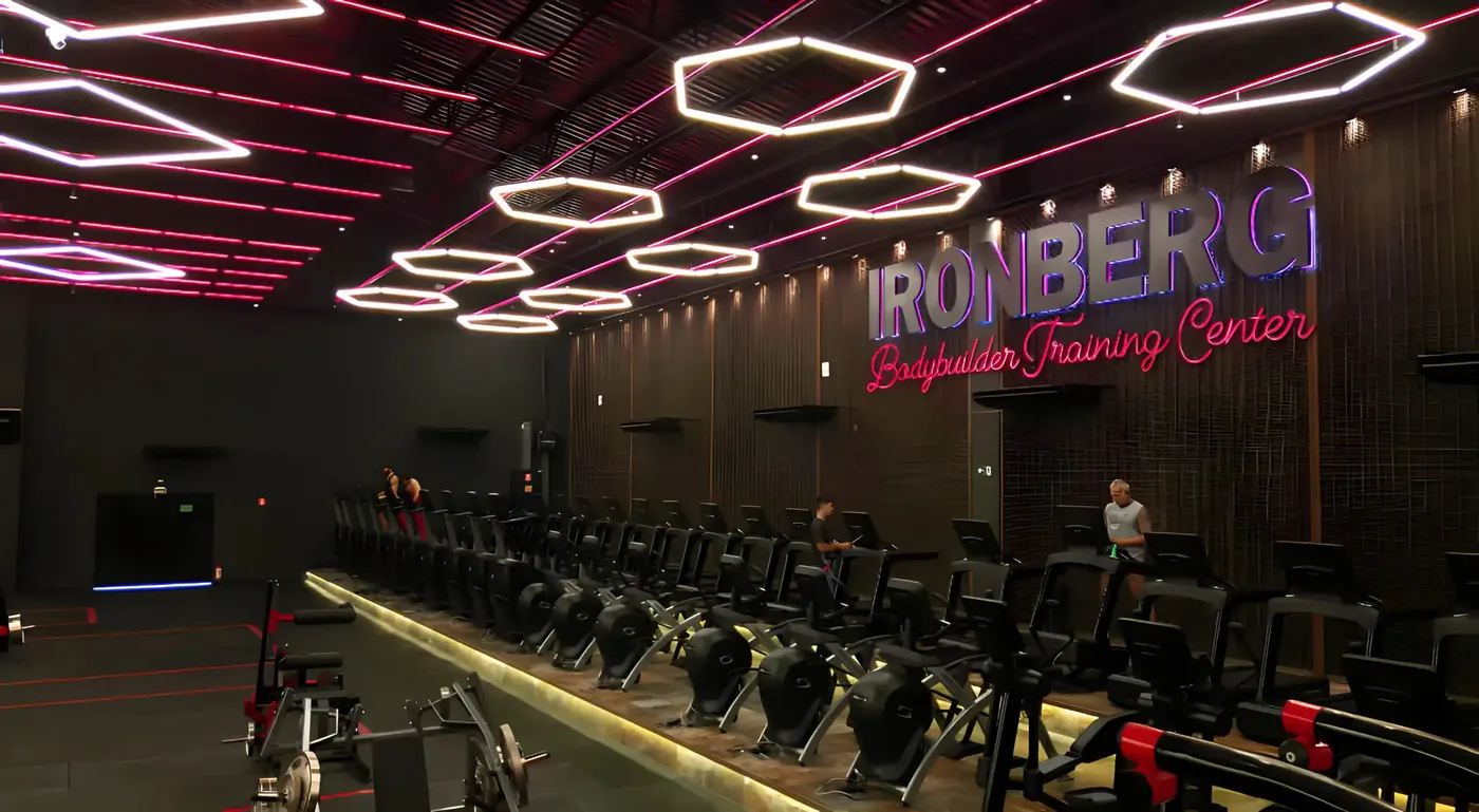 Área de cardio da Ironberg São Paulo